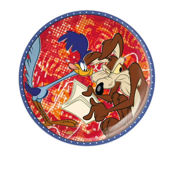 Piattino Dolce Willy il Coyote e Beep Beep di Egan
