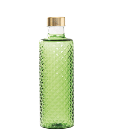 Bottiglia Isolano Borosilicato verde mela di Zafferano