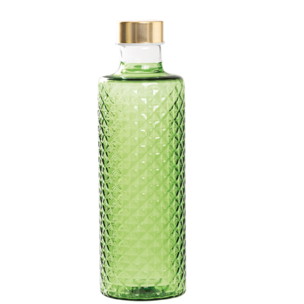 Bottiglia Isolano Borosilicato verde mela di Zafferano