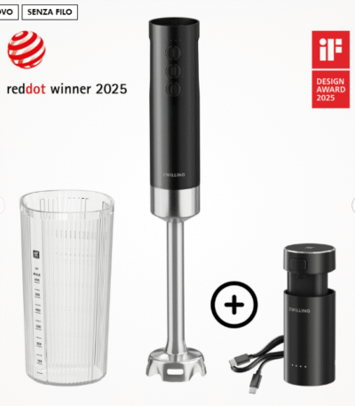 Frullatore ad immersione senza filo con batteria Zwilling