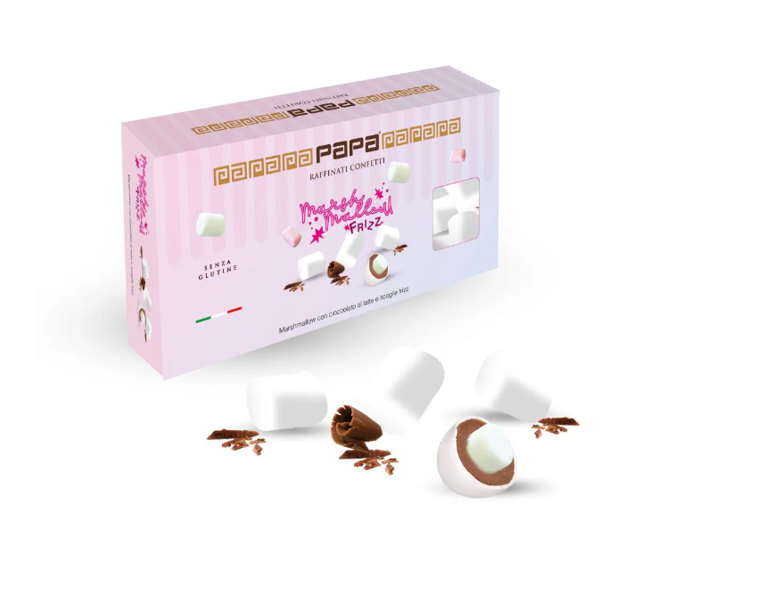 Screenshot 2025-12-29 114627 Confetti Papa marshmallow cioccolatte con scaglie frizz confettato 500g