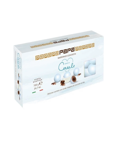 Confetti papa cereale cioccolatte confettato celeste 700g