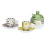 THUN - "OASI" Set 2 tazzine con zuccheriera