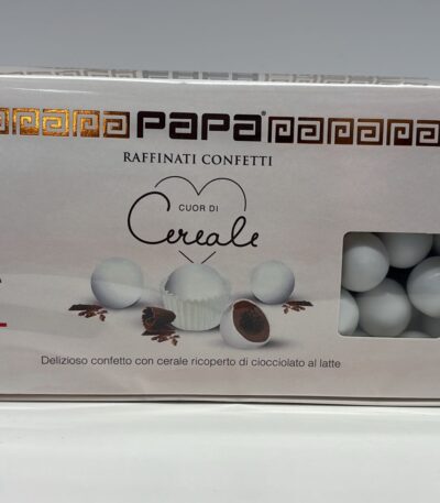 Confetti Papa con cereale cioccolatte confettato bianco 700g