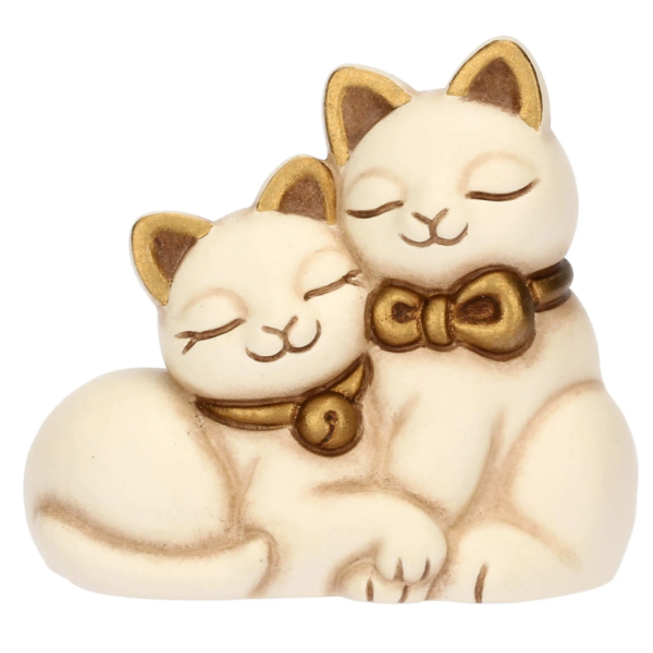 THUN - Coppia gattini in ceramica