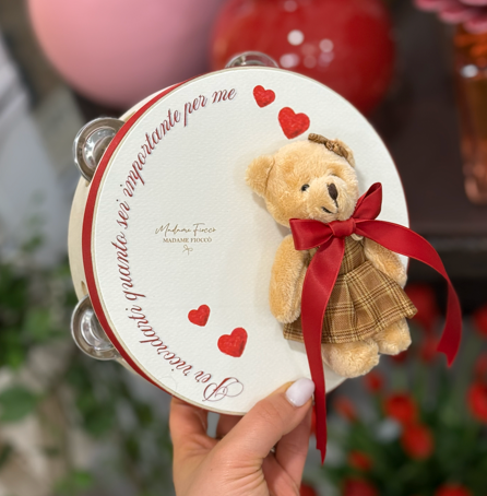 Tamburello Love Teddy di Madame Fioccò ORSETTA