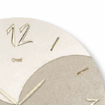 Orologio da parete quarzo tortora ø 50 Lowell