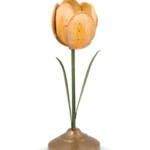 Portacandele in metallo Tulipano Giallo 21cm Pip Studio