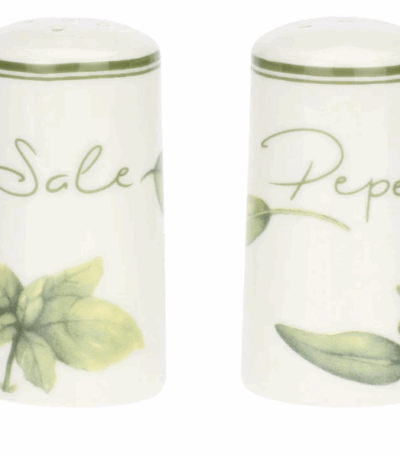 Set sale e pepe La porcellana bianca