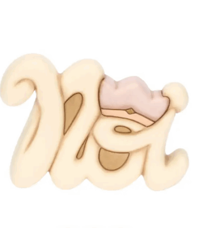 THUN - Formella scritta Noi in ceramica