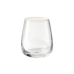 Set 6 bicchieri acqua Filo oro Brandani