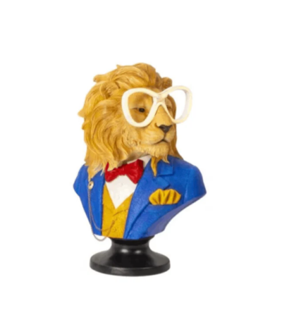 Busto Leone led h 43 cm Palais Royal
