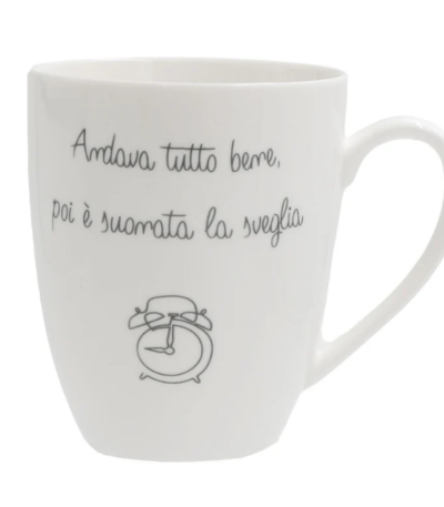 Mug Buongiorno Gli Onesti La Porcellana bianca