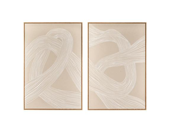 Quadro set 2 pezzi 60x90 L'oca Nera