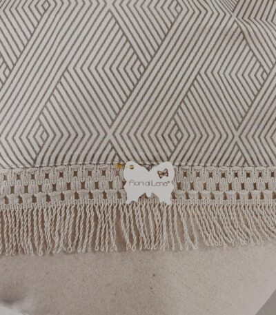 Runner fantasia con frange 80x40 Fiori di Lena