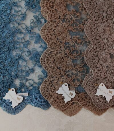 Runner in pizzo colorato 70x40 Fiori di Lena