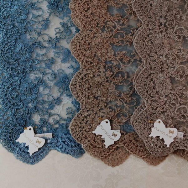 Runner in pizzo colorato 70x40 Fiori di Lena