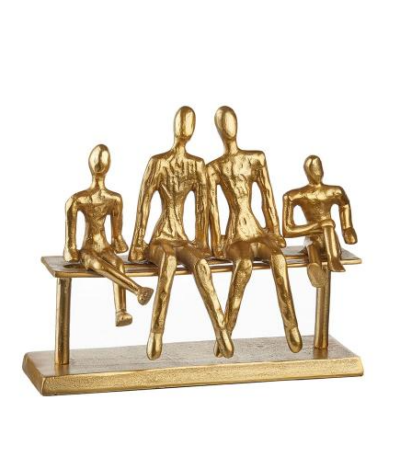 Scultura ricordo di famiglia L'oca nera