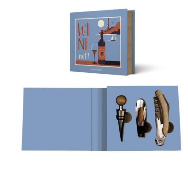 Set 3 pezzi vino GIFT NOVEL Easy Life