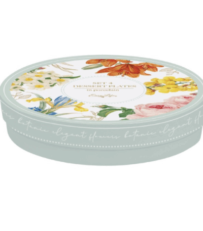 Set 4 piattini dessert Royal Blossom Easy Life