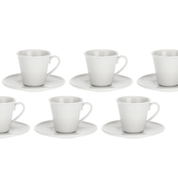 Set da 6, Tazza Caffè con piattino, Bosco