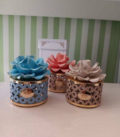 Scatola Dubai piccola con rosa di Baratti