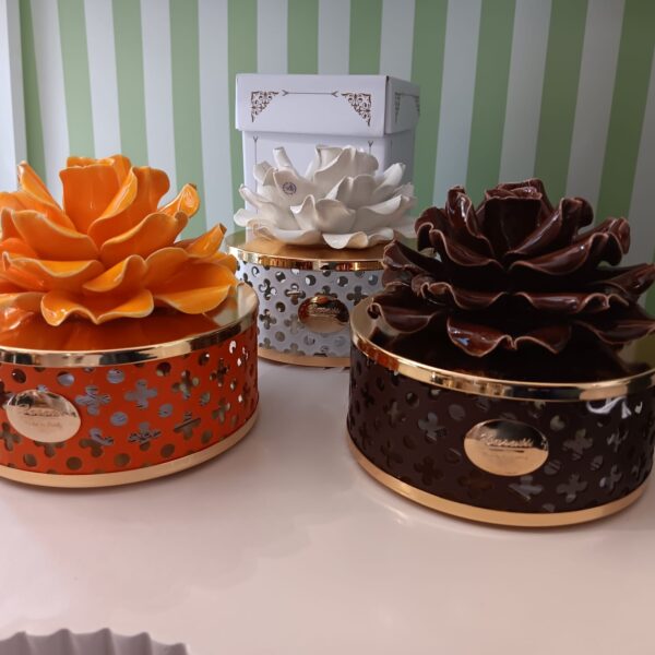 Scatola Dubai grande con rosa di Baratti
