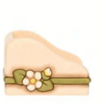 Porta foglietti adesivi in ceramica Country Bloom
