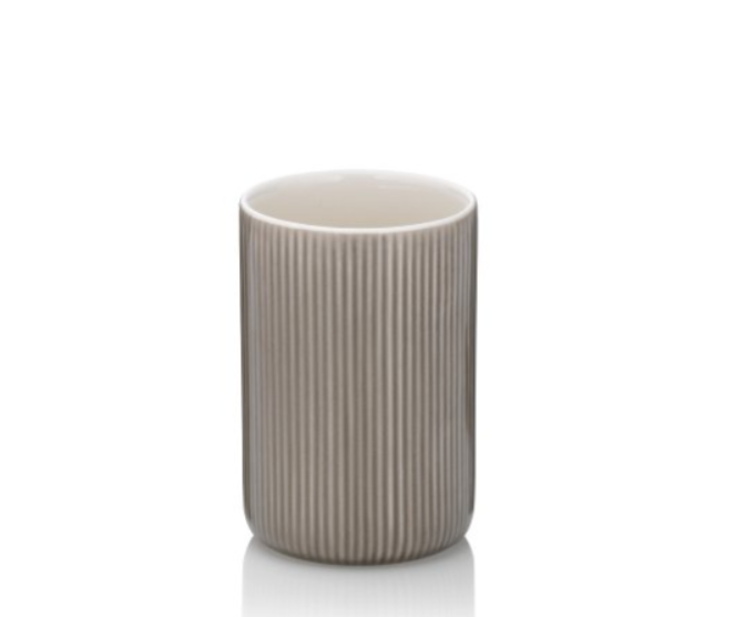 Bicchiere Ava grigio pietra Kela