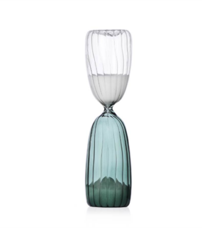 Clessidra Clear verde scuro 15 minuti