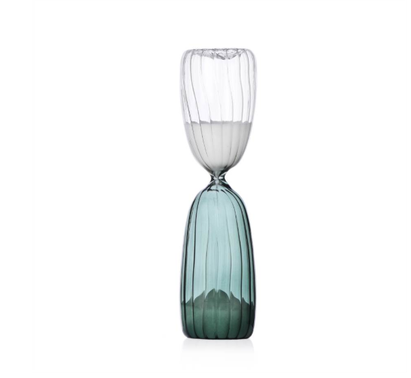 Clessidra Clear verde scuro 15 minuti