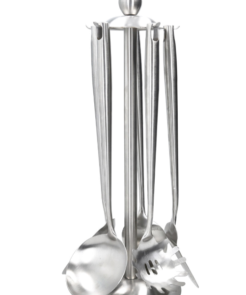 Portamestoli in acciaio inox