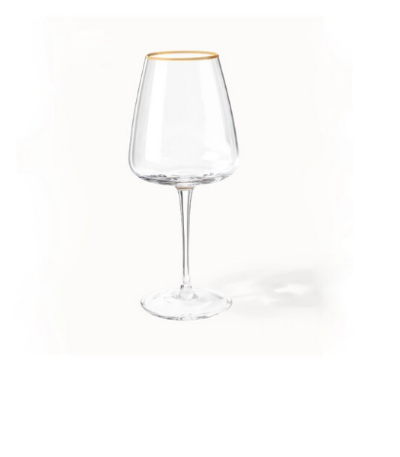 Set 6 pezzi calice Gold