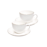 Set 2 tazze the Filo oro Brandani