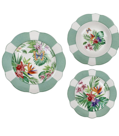 Set piatti 18 pezzi Oasi