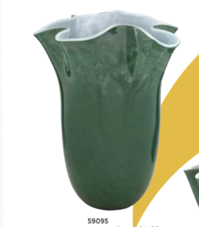 Vaso verde Brahma 24x28 Fade