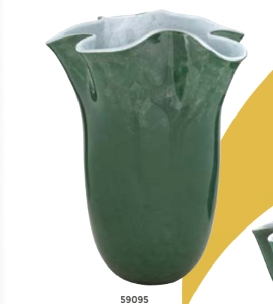 Vaso verde Brahma 24x28 Fade