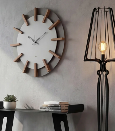 Orologio Timon nero fango faggio Arti&mestieri