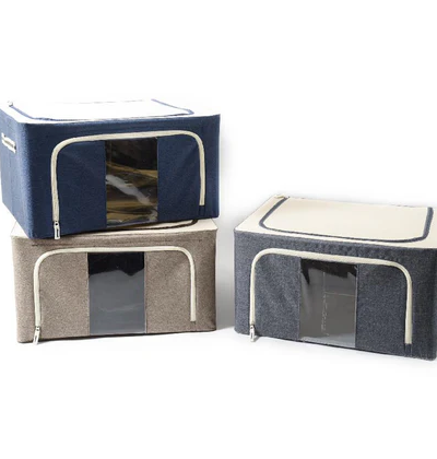 Scatola cambio stagione 50X40XH28 CM marrone scuro