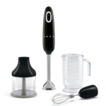 Mixer ad immersione con accessori nero Smeg