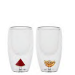 THUN - SET 2 BICCHIERI BIBITA CON FRUTTA ELEGANZA ESOTICA