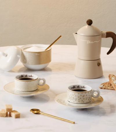 THUN SET 2 TAZZINE CON ZUCCHERIERA ICONIC ELEGANCE