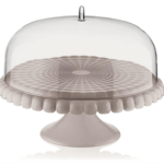 GUZZINI - "TIFFANY" Alzata con campana diametro 36 cm - Grigio tortora