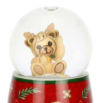 THUN - BOULE Boule de neige con Teddy vestito da renna in resin