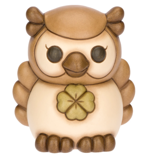 THUN - GUFO MARRONE QUADRIFOGLIO