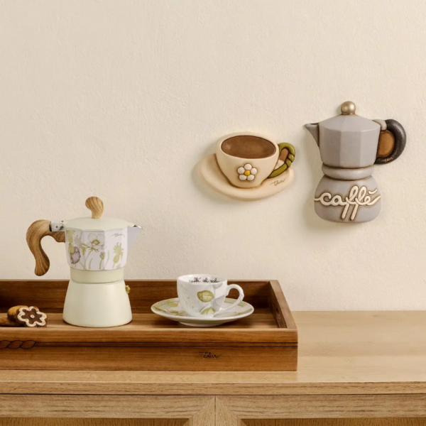Decorazione da parete tazzina in ceramica Country Bloom