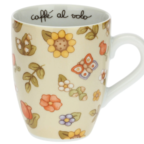 THUN - MUG IN PORCELLANA CON FIORI E GIRASOLI COUNTRY