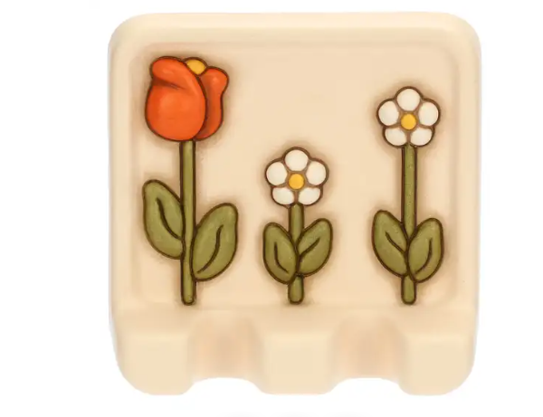 THUN - POGGIAMESTOLI TRIPLO IN CERAMICA HAPPY COUNTRY