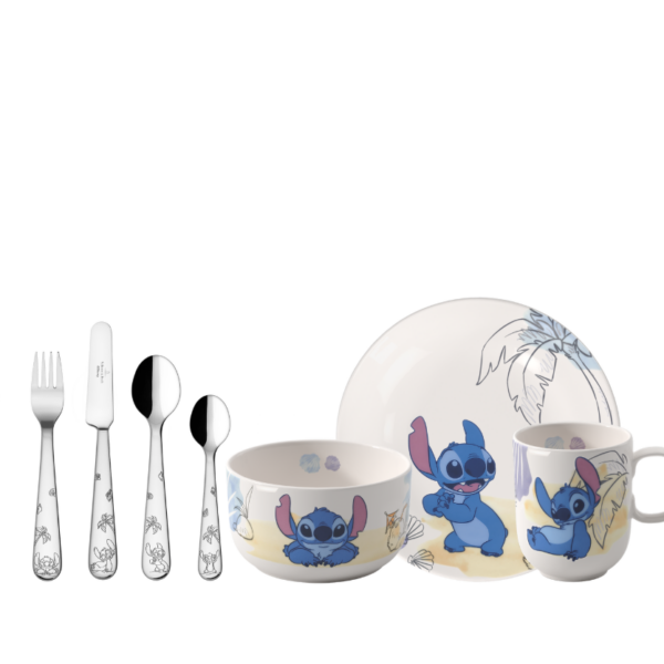 Disney Stitch Set di stoviglie per bambini 7 pz