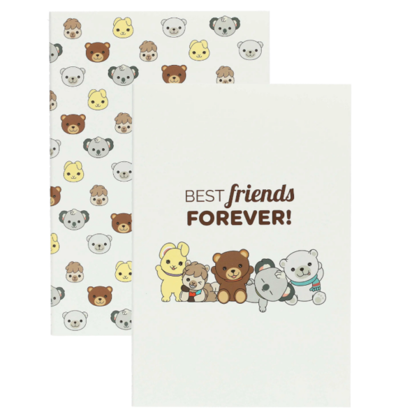 thun - Set 2 notebooks Teddy Friends